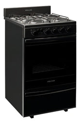 Cocina A Gas Volcan Con Luz Y Encendido Color Grafito 87663v