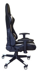 Silla Reclinable Oficina Pc Gamer Vivendi Negro Blanco