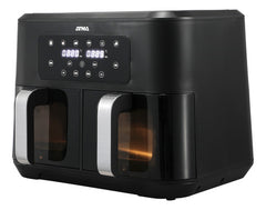 Freidora De Aire Atma Pro Doble Canasta 8.5 Litros 2200w Frd248a Negro