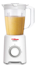 Licuadora Liliana Al451 Tritura Hielo 2 Vel Jarra Plastica Blanco