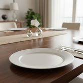 Juego Vajilla De 24 Piezas Vivendi Plato Plano Redondo Sopa Blanco Lisa