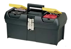 Caja De Herramientas Stanley 16 Series 2000 De Plástico 20.6cm X 40.3cm X 18.1cm Negra Y Amarilla Negro/amarillo