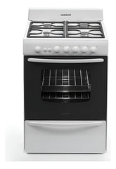 Cocina A Gas Longvie 13601bf Blanca De 60cm Eficiencia A Blanco