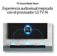 Barra De Sonido Con Subwoofer LG Sh7q Color Negro 800w
