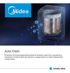 Lavarropas De Carga Superior Midea Mls-75ge04n Color Gris
