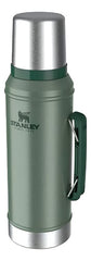 Termo Stanley Clásico 950ml Inox Manija Tapon Cebador Verde Verde