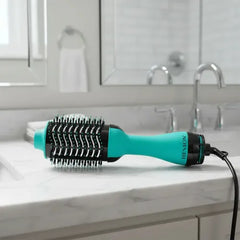 Cepillo Secador Revlon Voluminizador One Step Color Turquesa Verde Agua