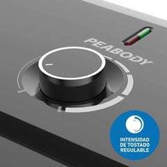 Waflera Para 2 Waffles Peabody Pe-wm187xl De 1200w Negro