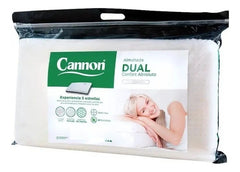 Almohada Inteligente Viscoelástica Cannon Dual Confort Absoluto 70x40 Blanco
