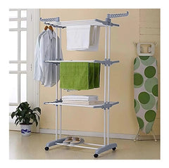 Tender Vertical De Pie De Caño Pintado Con Ruedas Exclusivo Blanco