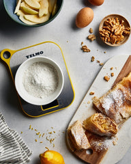 Balanza De Cocina Digital Yelmo Bl-7001 Peso Máximo 3kg Amarillo/gris