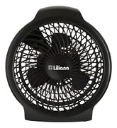Caloventor Eléctrico Liliana Blacksun Cfh450 Con Termostato Negro