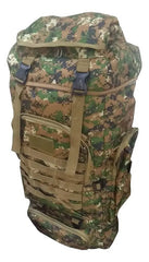 Mochila Para Camping Trekking Outdoor Tm Camuflado Verde Cts Color Verde Musgo