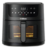 Freidora De Aire Digital Liliana Af906 Duogrill Mid 1700w 6l - Negro