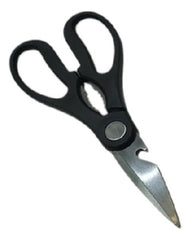 Set Juego 5 Cuchillos Tijera Soporte Blanco Cocina Chef Cts Blanco