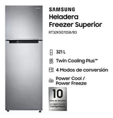 Heladera Samsung Rt32k5070 Inverter 321l Color Inox Elegant Inox
