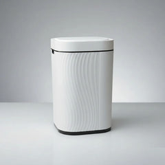 Cesto De Basura Inteligente De 15lts Con Sensor Vivendi Blanco