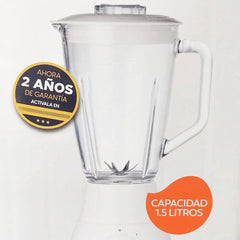 Licuadora Kanji Kjh-bl0800la01 1.5 L Blanca Jarra Vidrio Cs Blanco