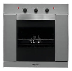 Horno Eléctrico Longvie He1900 Empotrable De 56 L Con Convección Y Grill Acero Inoxidable