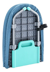 Tabla De Planchar Plegable Portatil Mesada Compacta Tm Lisa Azul Acero