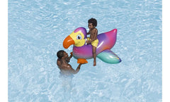 Flotador Para Montar Bestway Dandy Dodo Ride On 141 X 113cm Violeta