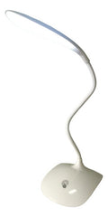 Lampara Escritorio Flexible Luz Led Control Tactil Usb Cts Blanco Blanco