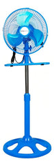 Ventilador 10 Kanji 3 En 1 Kjh-fi1006501 96cm 3 Velocidades Color De La Estructura Celeste Color De Las Aspas Plateado Diámetro 25 Cm Frecuencia 0 Material De Las Aspas Metal