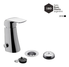 Monocomando Para Bide Griferia Fv Epuyén 0189/l2-cr Cromo