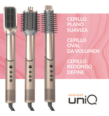 Cepillo Secador Multi Styler 9 En 1 Gama Uniq Radiant Crema