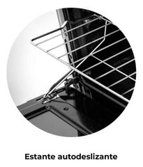 Horno Eléctrico Touch Longvie He6900g De Empotrar Grafito