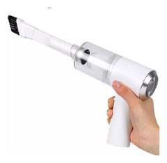 Mini Aspiradora Mano Portátil Blanca Inalámbrica Usb Recarga Blanco