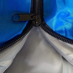 Bolsa De Dormir Individual 210x70 Cm Rectangular Camping Color Azul Derecho