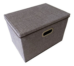 Caja Organizadora Plegable Con Tapa Plegable De 45x30cm Gris