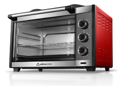 Horno Eléctrico Ultracomb Uc45acn Con 2 Anafes 45lts Rojo
