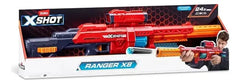 Pistola Zuru X-shot Excel Ranger X8 7964 Rojo