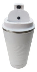 Vaso Termico Promo Frio Calor Con Tapa Acero Inox Vivendi Blanco Lisa