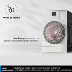 Lavasecarropas Samsung Wd22fb8690be Bespoke Ia 22kg Blanco