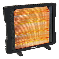 Calefactor Halógeno Liliana Infratec Ci650 Negro Con Protección Por Sobrecarga