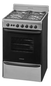 Cocina A Gas Longvie 13501xf 56cm Inox Cajón Parrilla Color Acero Inoxidable
