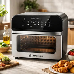 Freidora Por Aire Ultracomb Fr8620 11.8l Digital 1700w Plateado
