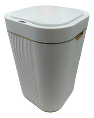 Cesto De Basura Inteligente Con Sensor Vivendi De 15lts Blanco