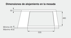 Anafe Empotrar Ormay Smart Cook I4 Placa Induccion 4 Focos Negro