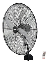 Ventilador De Pared Liliana Vwit32 32 2 Aspas Metal Negro Aspas Plata Diámetro 32