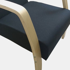 Sillon Sofa Escandinavo 1 Cuerpo Tm Negro Haya Nordico Cts - Negro - Liso