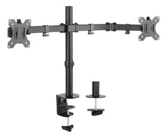 Soporte Escritorio Doble Brazo Con Base Onebox Lcd-23 Cta Color Negro