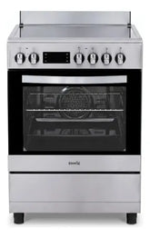 Cocina Escorial Cev-60 60cm Eléctrica Vitrocerámico Plateado