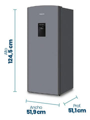 Heladera Philco One Door Cíclica Con Dispenser 161l Plata- Phsd179pd2 Gris