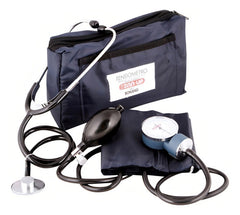 Tensiómetro Aneroide San-up Con Estetoscopio Y Estuche Azul