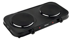 Anafe Eléctrico - Sansei Ansn2cbn Color Negro - 2 Hornallas