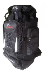 Mochila Mochileros Camping Trekking Outdoor Negro De 90l Cts Negro Sintético